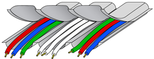extruded silicone cable vs PTFE cable construction