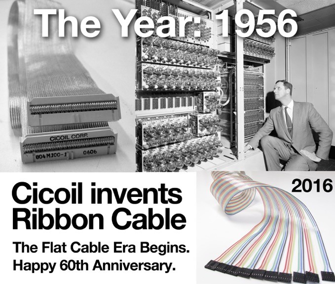 Cicoil Invents the IDC Ribbon Cable